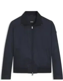 Monogram-jacquard Jacket With Water-repellent Finish