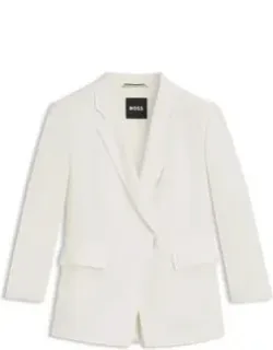 Slim-fit Blazer With Press-stud Closure