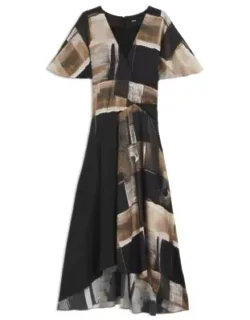 Printed Dress In Silk