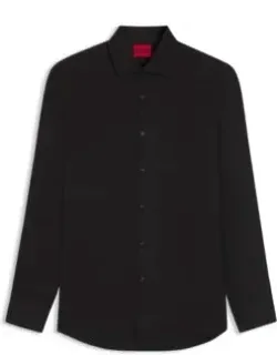 Slim-fit Shirt With Jacquard Pattern