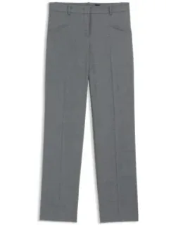 Melange Relaxed-fit Trousers In Virgin Wool