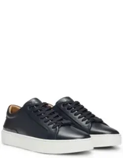 Trainers With Leather Uppers