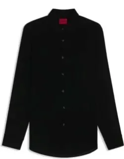 Slim-fit Shirt In Stretch Velvet