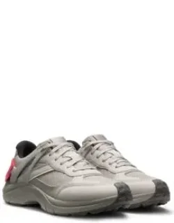 Logo-spoiler Trainers In Mesh And Faux Suede