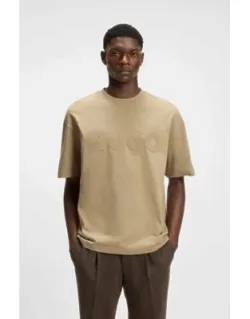 Reflective-logo T-shirt In Cotton Jersey