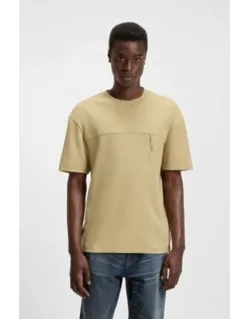 Cotton-blend T-shirt With Decorative Reflective Details