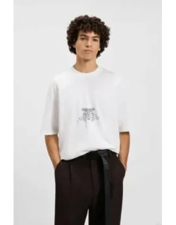 Collegiate Artwork T-shirt In Cotton Jersey