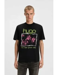 Music Artwork T-shirt In Cotton Jersey