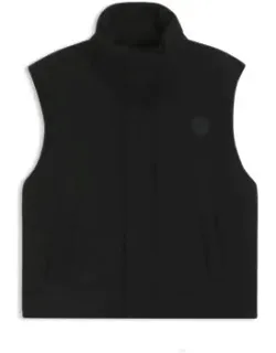 Water-repellent Gilet With Happy Badge