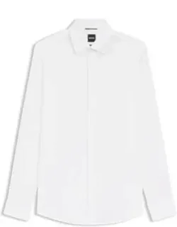 Slim-fit Shirt In Performance-stretch Twill