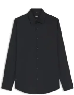Slim-fit Shirt In Performance-stretch Twill