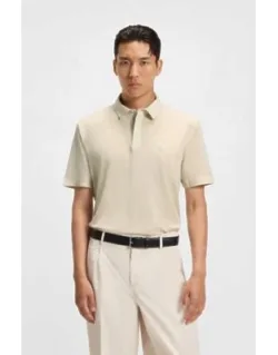 Performance Polo Shirt With Double B Monogram