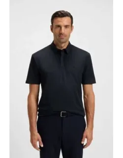 Performance Polo Shirt With Double B Monogram