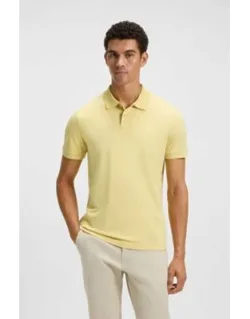 Slim-fit Stretch-cotton Polo Shirt With Logo Patch