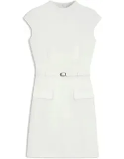 Shift Dress With Belt Detail