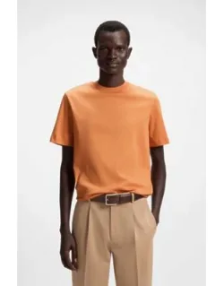 Mercerised-cotton T-shirt In A Regular Fit
