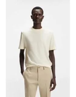 Cotton-silk T-shirt With Prince Of Wales Check