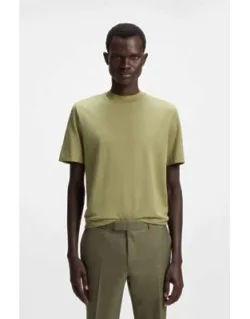 Cotton-silk T-shirt With Prince Of Wales Check