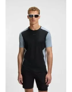 Active Mesh-jersey T-shirt With Decorative Reflective Details