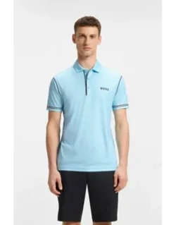 Active Golf Polo Shirt In Ripstop Fabric