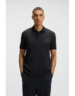 Active-stretch Polo Shirt In A Cotton Blend