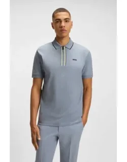 Quick-dry Polo Shirt In Stretch Cotton