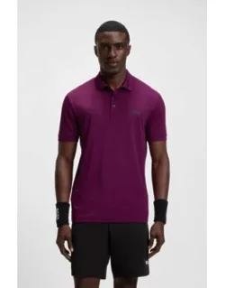 Active Quick-dry Polo Shirt With Check Artwork