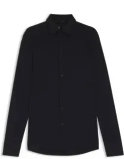Slim-fit Shirt In Brushed Stretch Flannel