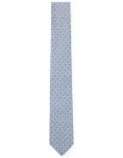 Dot-motif Tie In A Silk Blend