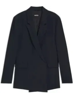 Relaxed-fit Blazer With Pinstripe