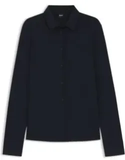 Extra-slim-fit Blouse In Cotton Jersey