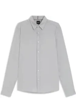 Regular-fit Shirt In Cotton-blend Flannel