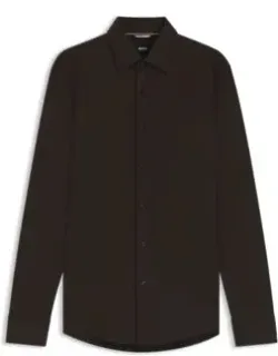 Slim-fit Shirt In Mercerised Cotton