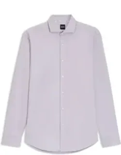 Printed Regular-fit Shirt In Cotton Twill