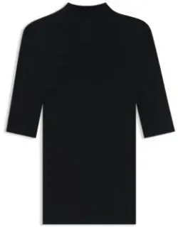 Virgin-wool Sweater With Mock Neck