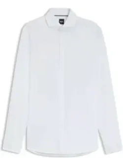 Wrinkle-resistant Slim-fit Shirt In Oxford Cotton