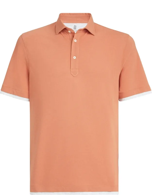 Button-fastening Polo Shirt