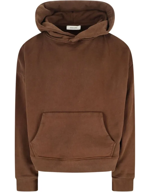 Hoodie Organic Cotton Dropped Shoulders