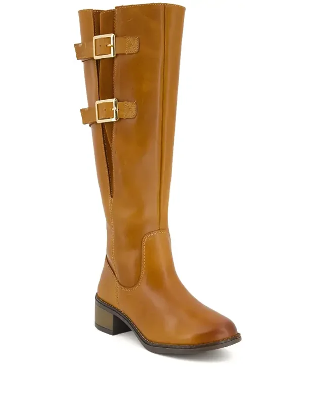 Genuine Leather Tall Riding Boots