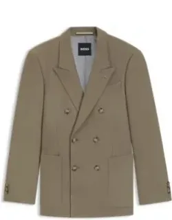 Relaxed-fit Jacket In Stretch Fabric
