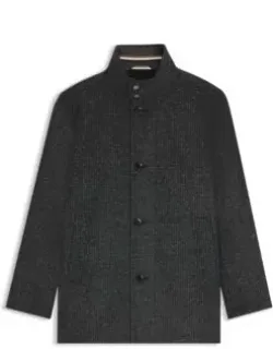 Regular-fit Coat With Inner Bib