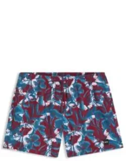 Quick-dry Swim Shorts With All-over Print