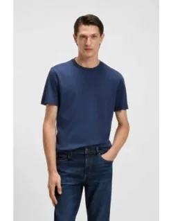 Mercerised Cotton T-shirt In A Regular Fit