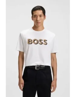 Logo Artwork T-shirt In Mercerised Cotton