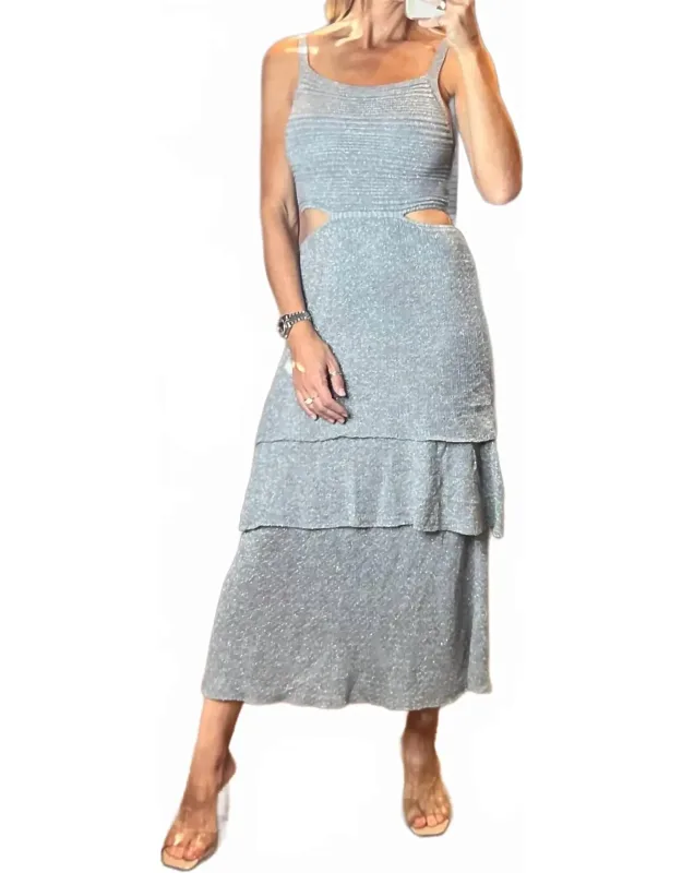 Lurex Crochet Dress