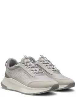 Trainers With Suede Trims