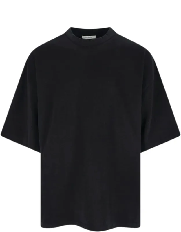 Entire Studios Cotton Jersey T-shirt, Dropped Shoulders, Ribbed Trims