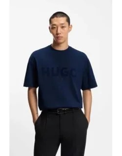 Reflective-logo T-shirt In Cotton Jersey