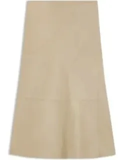 A-line Skirt In Nappa Leather
