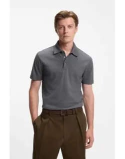Polo Shirt In Cotton And Silk